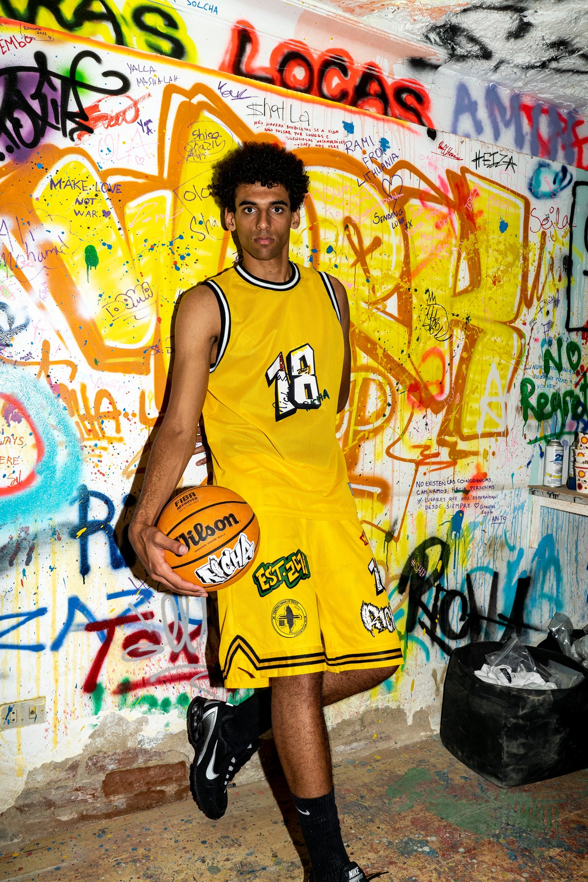 Richa Basketball Jersey 2023- Yellow