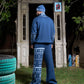 RIQSHA Knit Pants- Blue