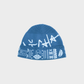 RIQSHA Knit Beanie- Blue