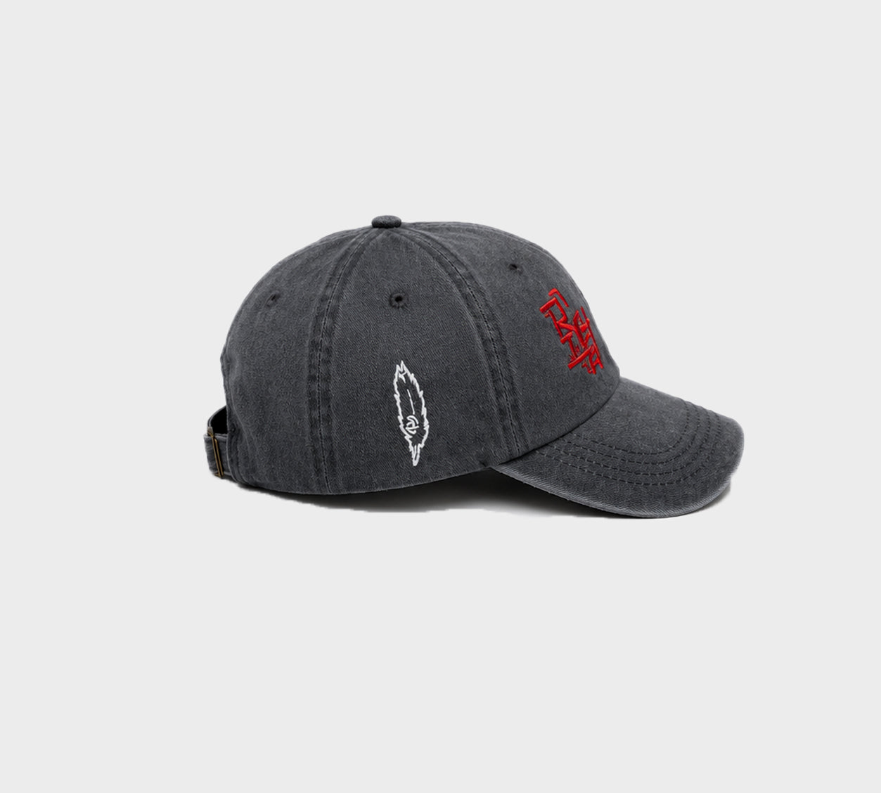 Richa Cap- Washed Dark Grey