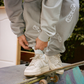 Patterned Grey Richa Sweatpants